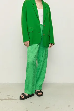 American Vintage Mid-lengh Ls Straight Blazer Pelouse