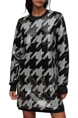 AllSaints Juela Toni Dress Black/white