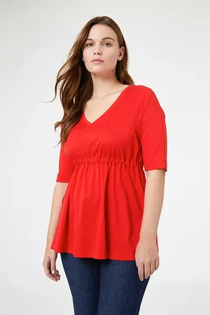 Elena Miro T-shirt With Drawstring Red