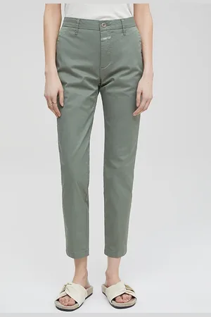 Closed Women Jack Pants Olive Green