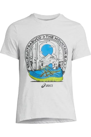 Asics Graphic Tee Trabuco 2 Mid Grey Heather