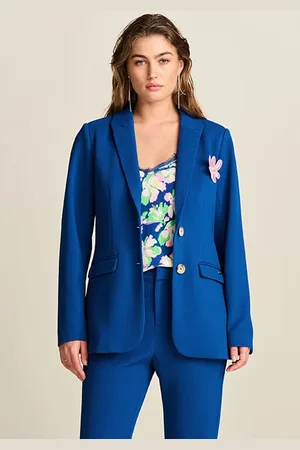 POM Amsterdam Blazer - Pique Ink Blue Blue