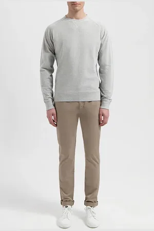 Wahts Rowe | PiquÉ Sweater Light Grey Melange
