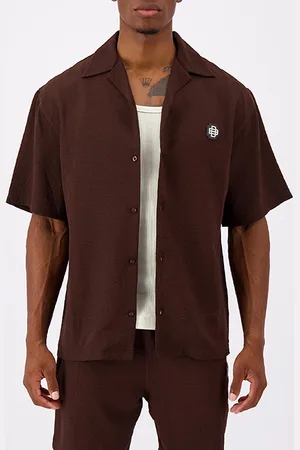 Black Bananas Mono Relax Shirt Brown