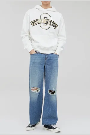 Closed Men M. Philouze Unisex Hoodie White