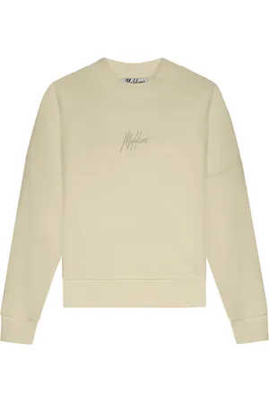 Malelions Women Brand Sweater Beige
