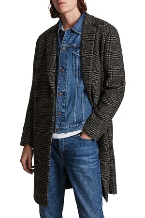 AllSaints Hare Coat Black/white