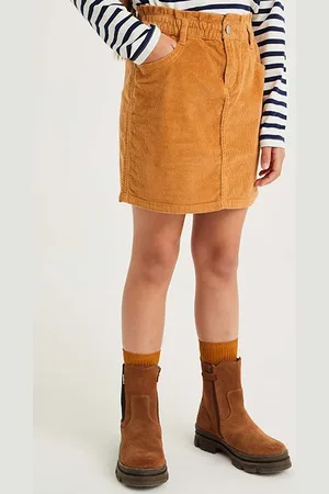 WE Fashion Skirt Mini Length Ochre Yellow