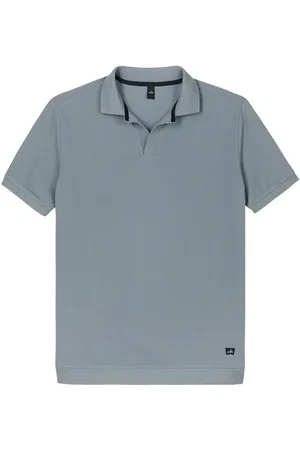 Wahts Rice | Retro Poloshirt Chalk Blue