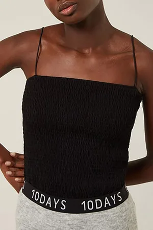 10 days Top Smock Black
