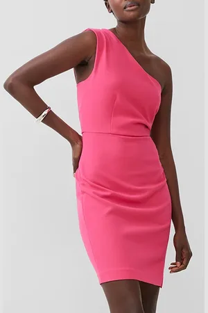 French Connection Whisper One Shoulder Dress