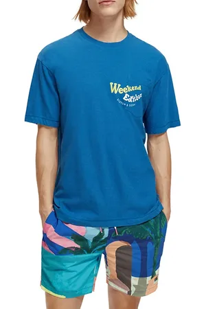 Scotch&Soda Weekend Edition Pocket T-shirt Riviera Blue