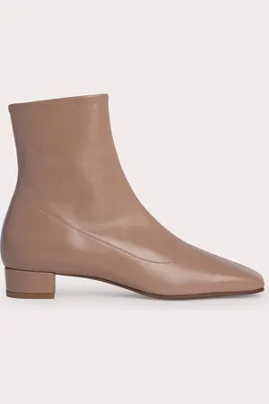 By Far Este Boot Nude Leather Nude