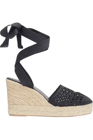 LK Bennett Cs Magnolia Crochet Front Black