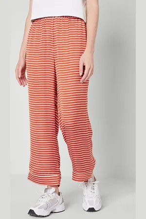 American Vintage Straight 7/8 Printed Pants Cabanon