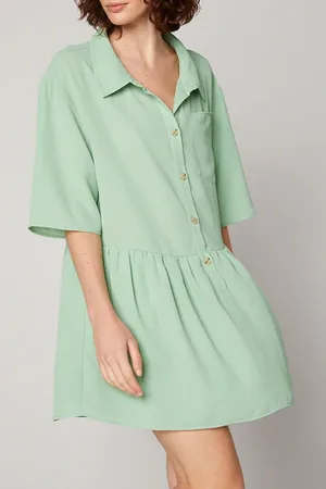 American Vintage Loose Mini Dress Amande