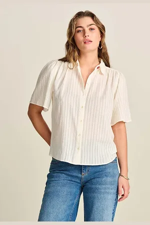 POM Amsterdam Blouse - Blooming Ecru Beige