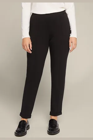 Elena Miro Straight Trousers Black