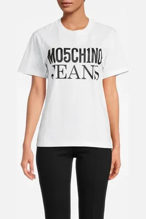 Moschino Logo Jersey T-shirt White