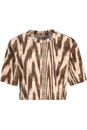 Fila Cattenom Aop Tee Brown Abstract Etno Aop