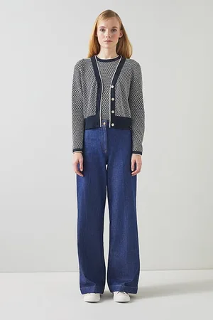 LK Bennett Honey - Cardigan Navy/ivory
