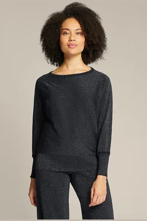 Elena Miro Lurex Ecovero™ Viscose Sweater Blue