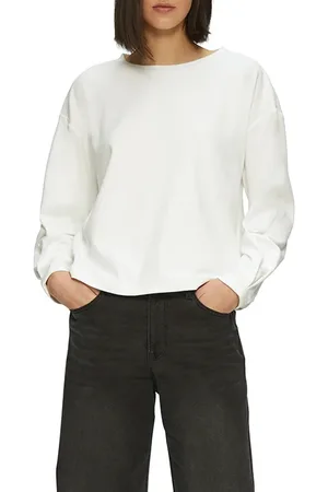 QS by s.Oliver Sweatshirts Offwhite