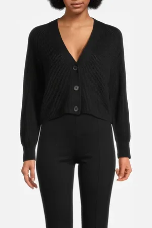 QS by s.Oliver Cardigan Grey/black
