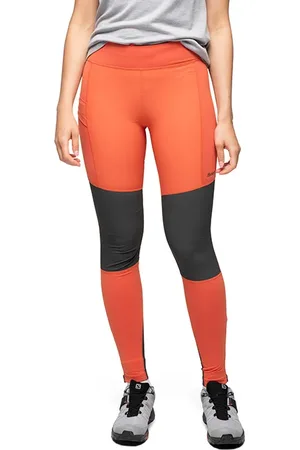 Bergans FlØyen Outdoor Tights Women Brick/solid Charcoal