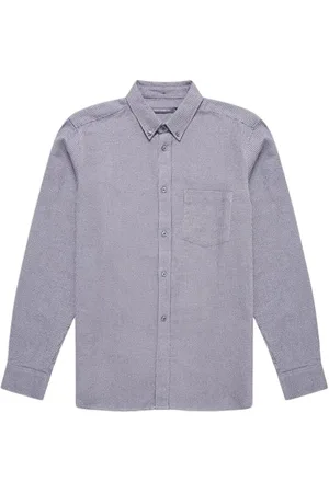 French Connection Puppy Tooth Flannel Ls Charcoal Mel/lgm