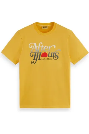 Scotch&Soda After Hours Garment Dye T-shirt Golden Hour