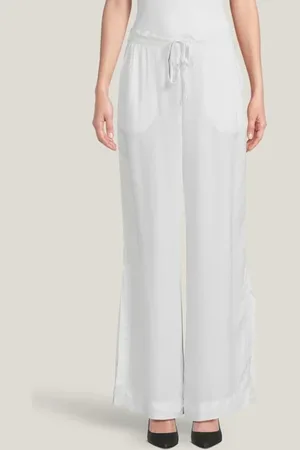 Bella Dahl Slit Leg Pant Marble Grey