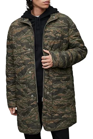 AllSaints Vedder Parka Olive Branch Green