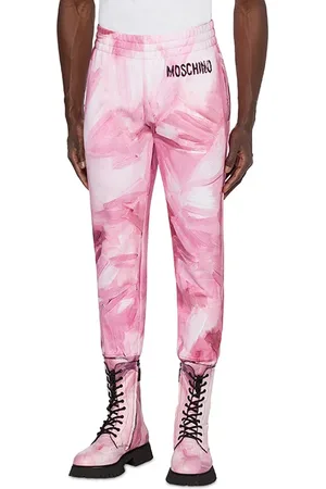 Moschino Painting Fleece Jogging Pink