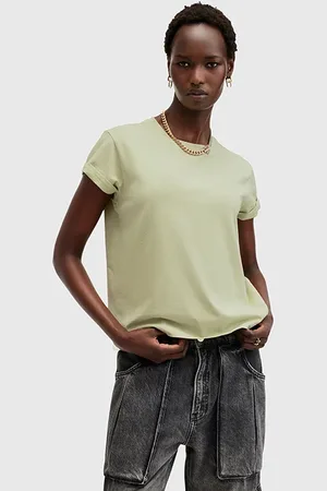 AllSaints Anna Tee Earth Green