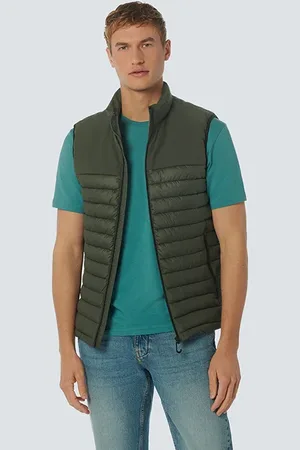 No Excess Bodywarmer Padded Dark Steel