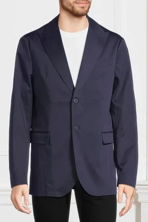 Guess GUESS Pitt Patch Pkts Smart Blazer Blue