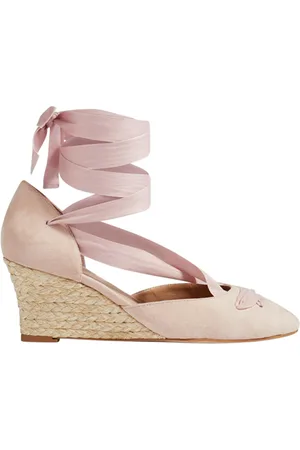 LK Bennett Lana Espadrilles Pale Rose