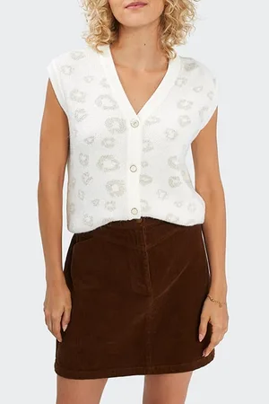 ICODE Chestnut Corduroy Short Skirt Chestnut