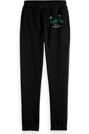 Scotch&Soda Trees For All - Unisex Sweatpants Black