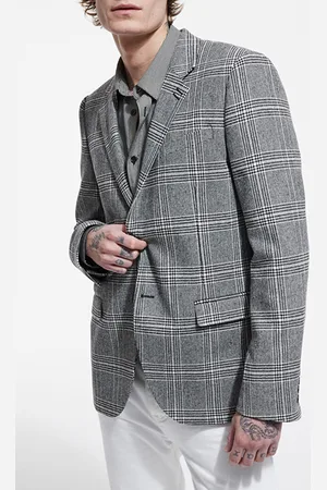 The Kooples Jacket Only 2 Buttons Black White