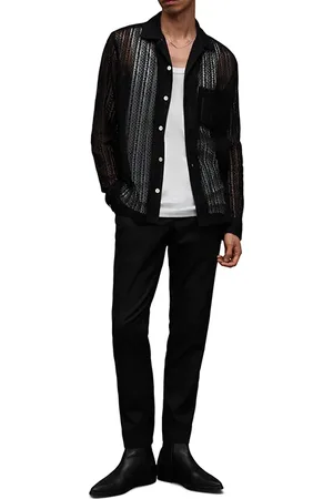 AllSaints Cala Ls Shirt Jet Black