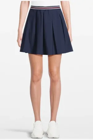 Fila Cais Pleated Skirt Black Iris