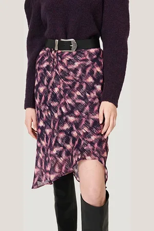 IRO Taio Purple/multico Skirt
