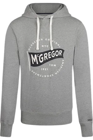 McGregor Hoody With Graphic Grey Melange