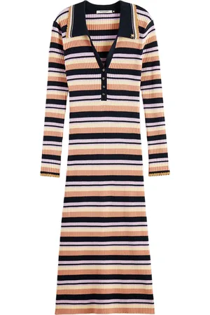 Scotch&Soda Rib Knitted Dress Navy
