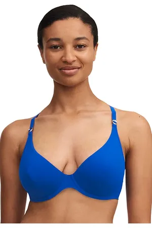 Chantelle Sw Bra Underw. Plunge Deep Blue