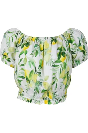 Forever New Eliza Off Shoulder Co Ord Summer Lemons