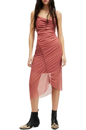 AllSaints Ulla Dress Rich Pink