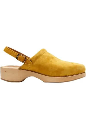 RE/DONE 70s Classic Clog Yellow Suede
